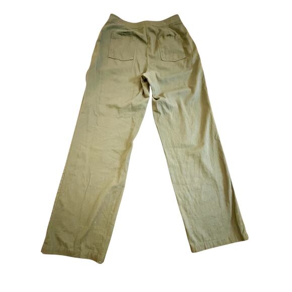 H/G 100% Cotton Army Green Sailor Pants. - Picture 1 of 7